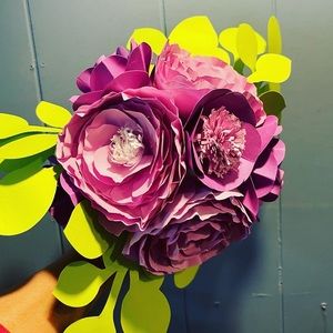 Paper flowers bouquet 💐